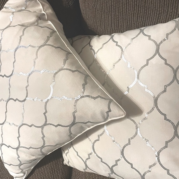 Bundle of 2 Large throw pillows - Picture 4 of 5